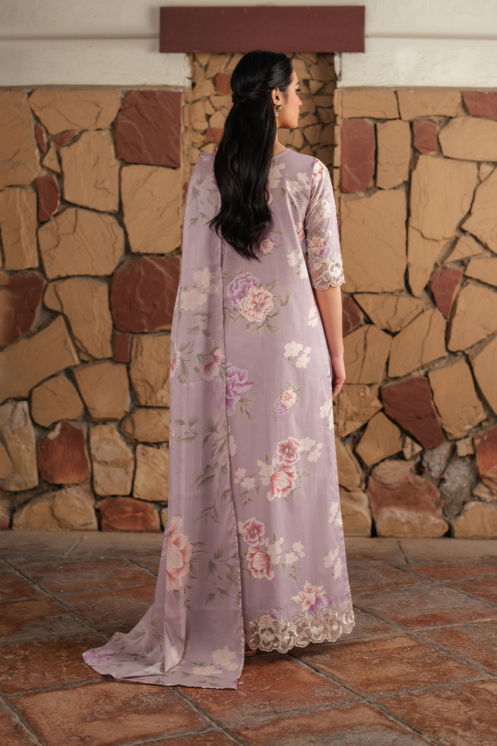 UE-389 Embroidered Printed Lawn
