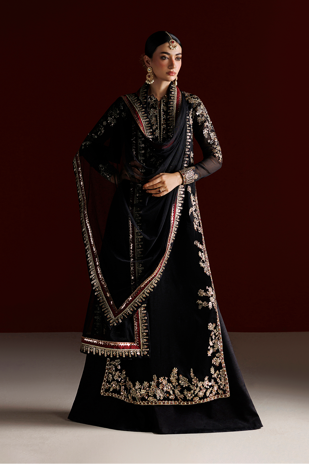 CC-107 Embroidered Chiffon