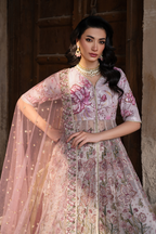 Embroidered Printed Silk - Iznik