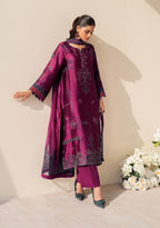 UE-436 Embroidered Pure Jacquard Silk