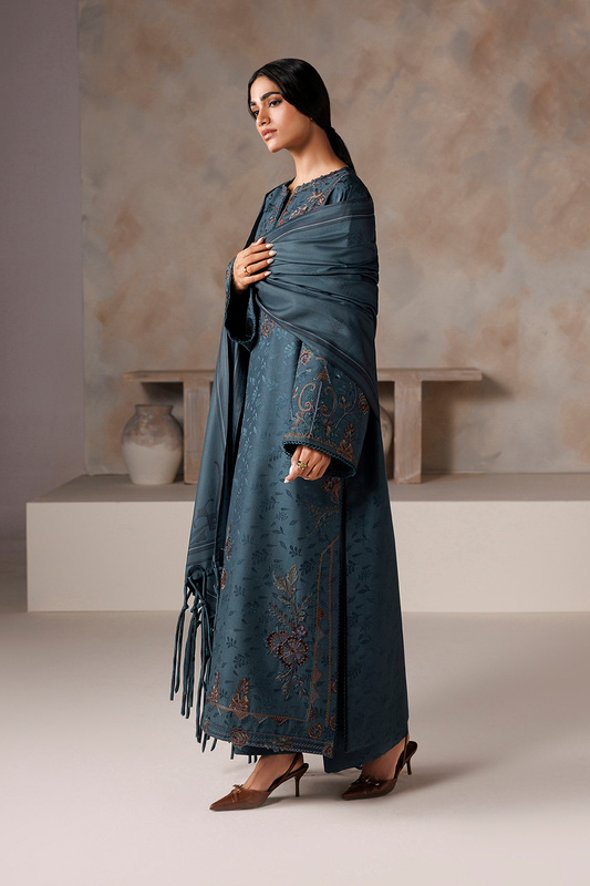 UE-745 Embroidered  Viscose Jacquard