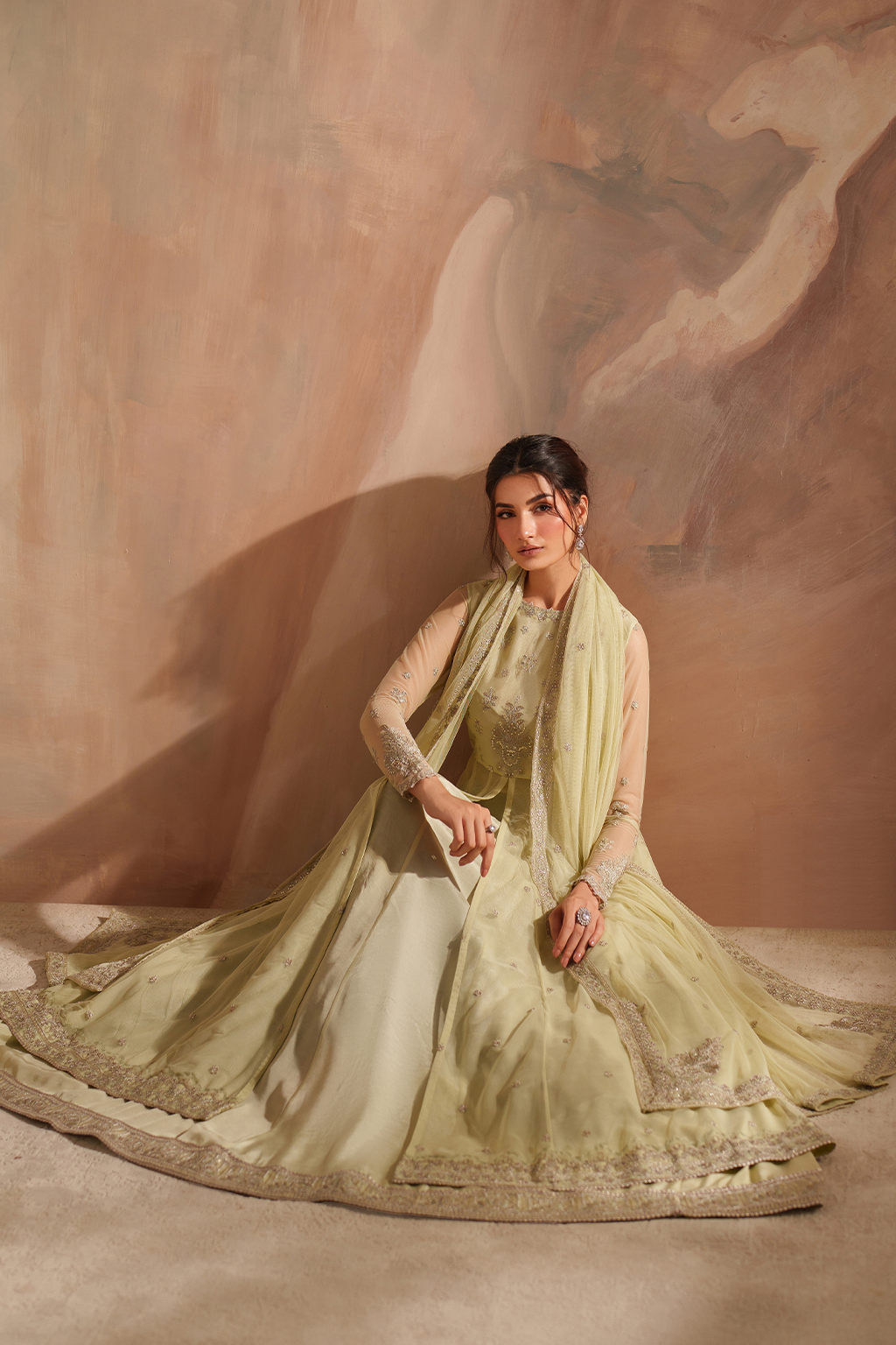 CC-73 Embroidered Net