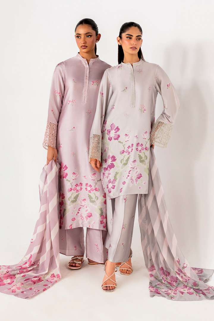 IP-244 Printed charmeuse - Iznik