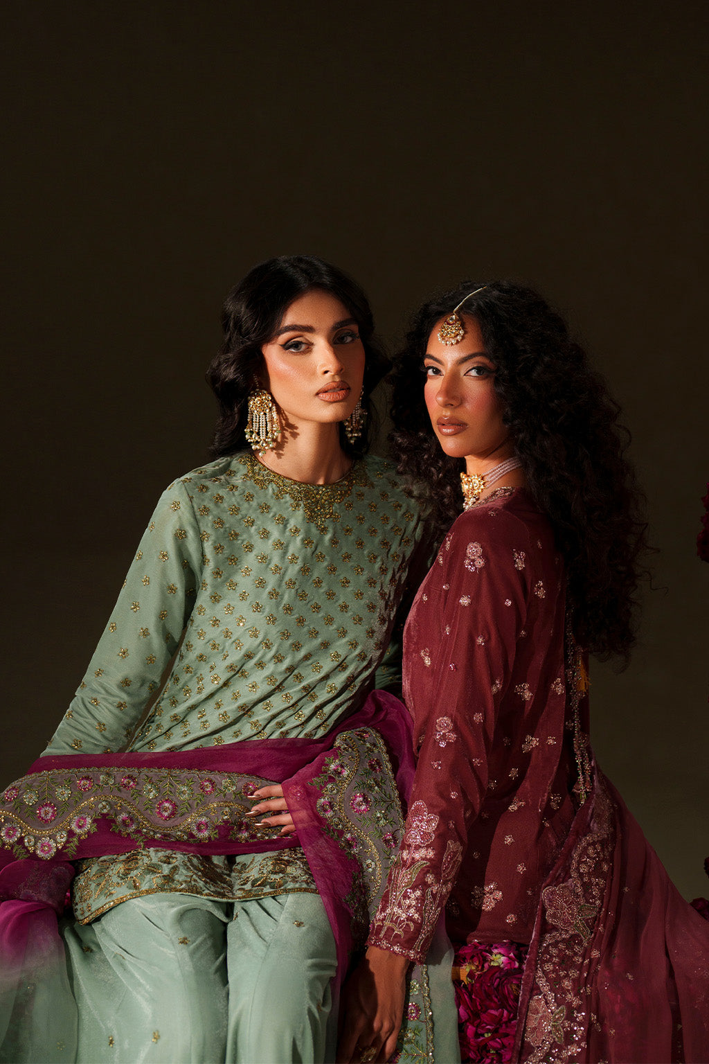 IV-75  Embroidered Velvet