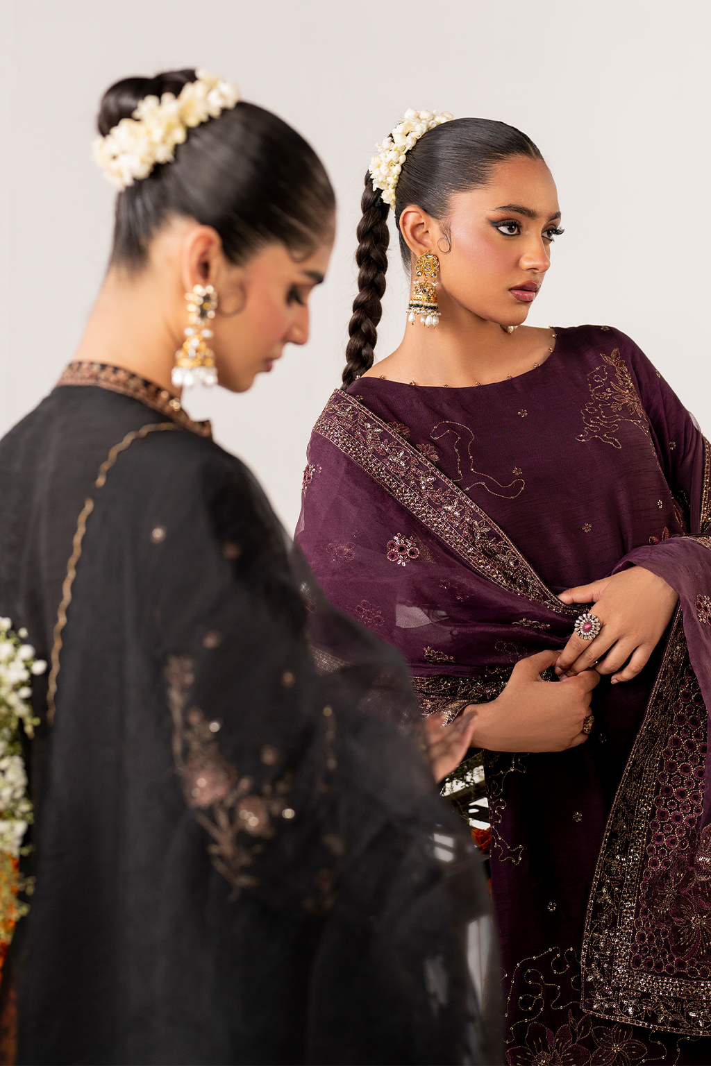 IRS-22 Embroidered Rawsilk