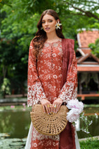UE-504  Embroidered  Lawn