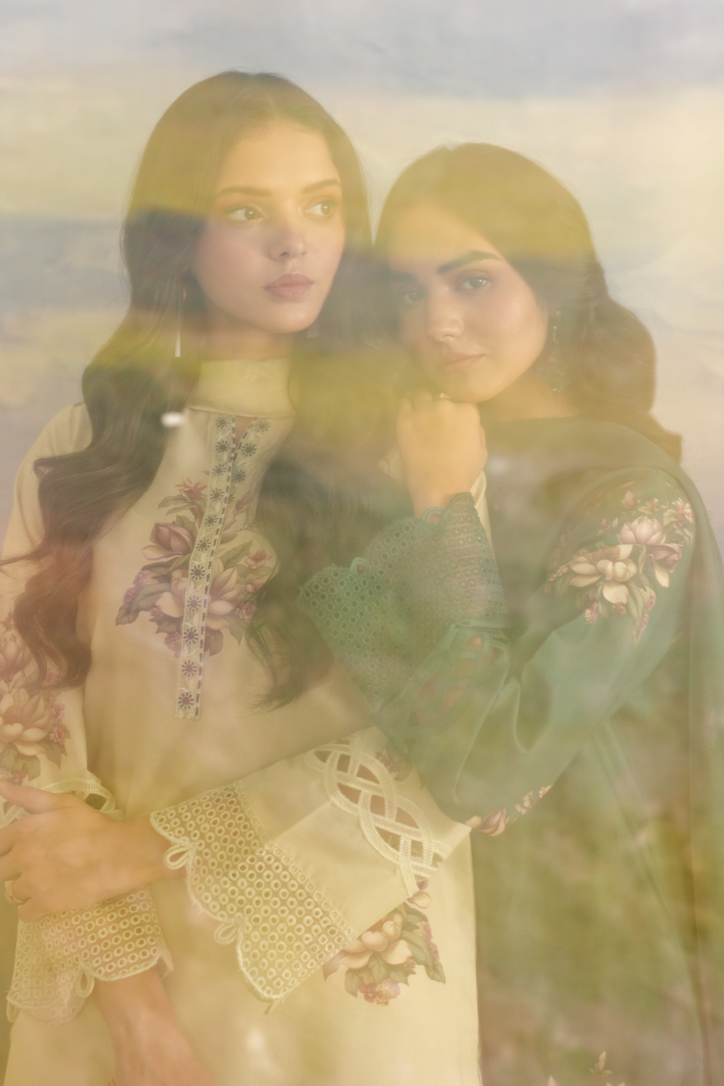 UE-458 Printed Lawn - Iznik