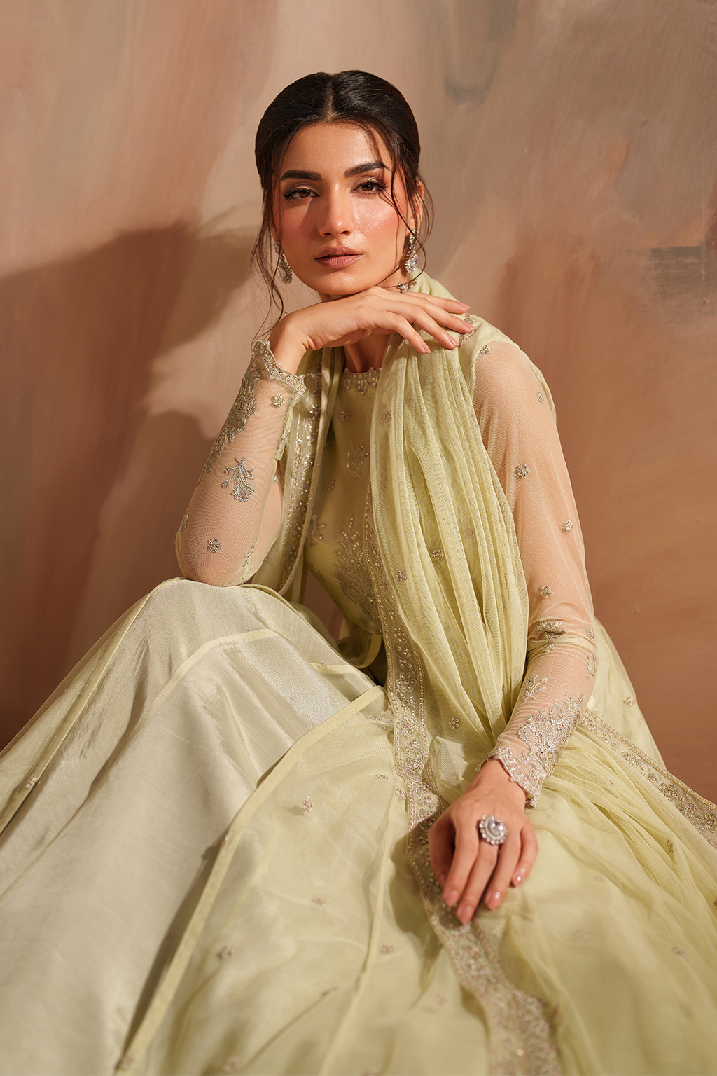CC-73 Embroidered Net