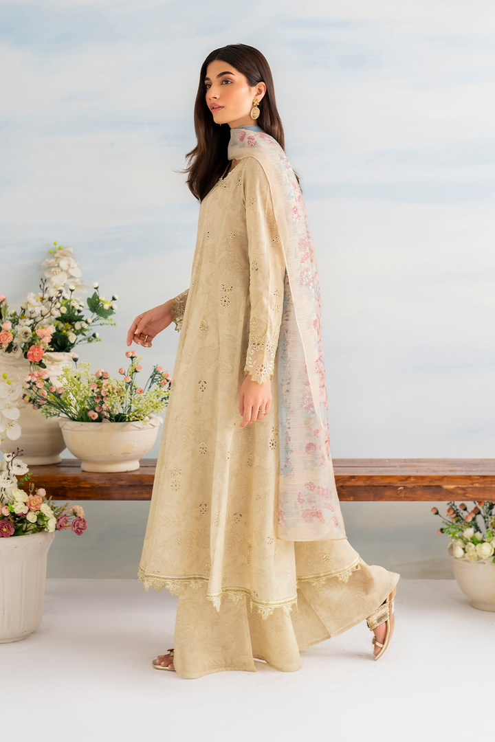 IGL-03 Embroidered Lawn - Iznik