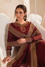 IP-277 Embroidered Chiffon - Iznik