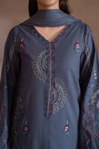 UE-360 Embroidered Khaddar - Iznik