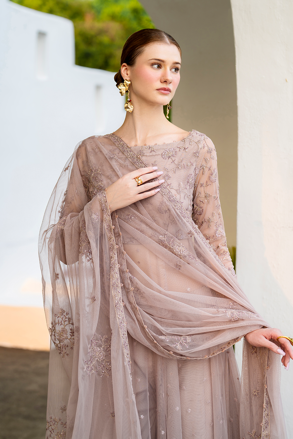 CC-71 Embroidered Net - Iznik