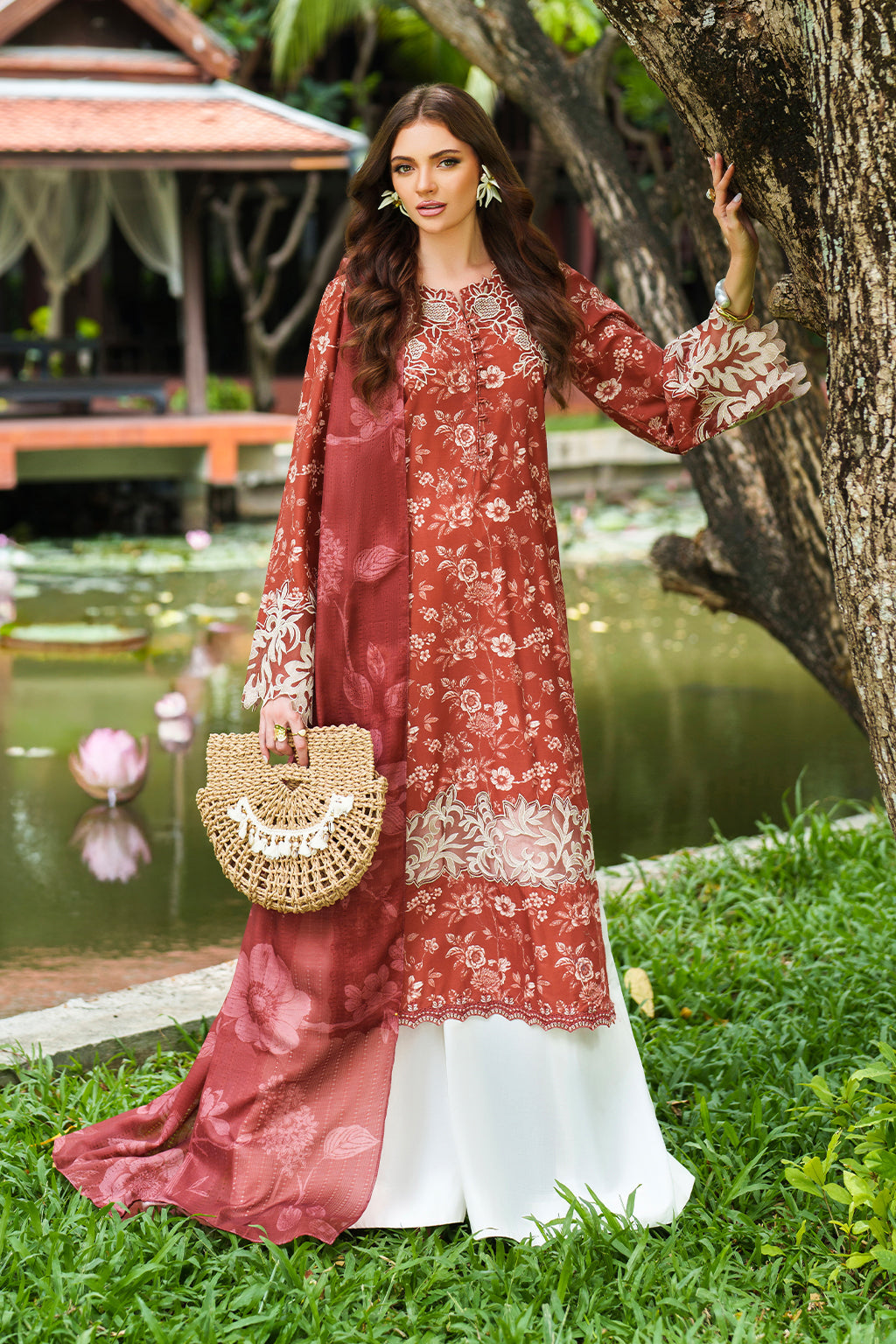 UE-504  Embroidered  Lawn Main image