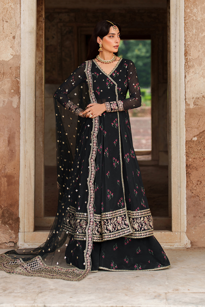 UE-550  Printed Chiffon - Iznik