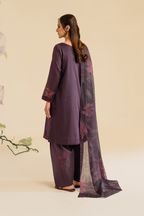 UE-426 Embroidered Textured Lawn - Iznik