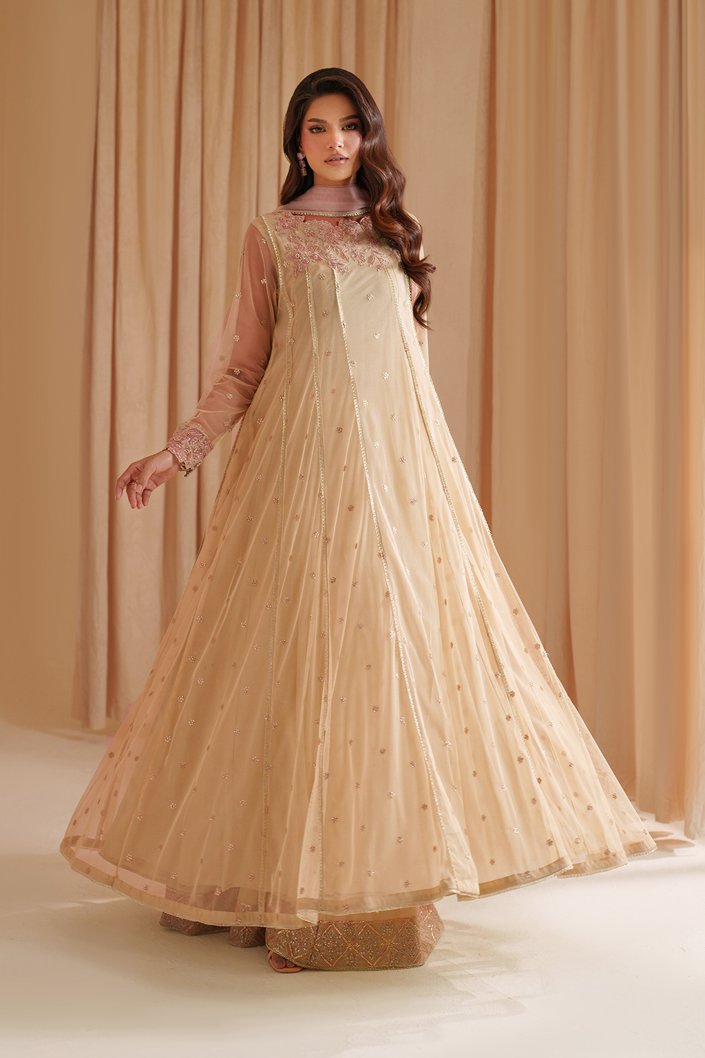 CC-84 Embroidered Net