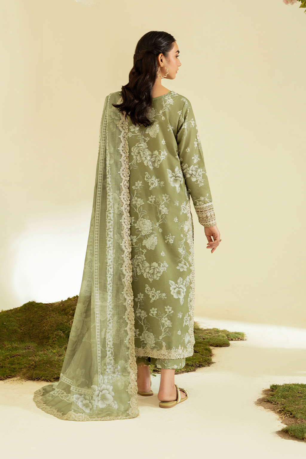 UE-454  Printed Lawn - Iznik