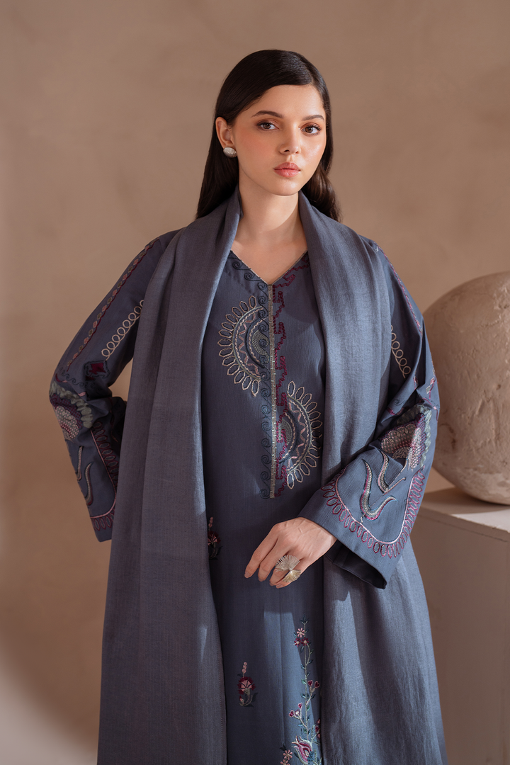 UE-360 Embroidered Khaddar