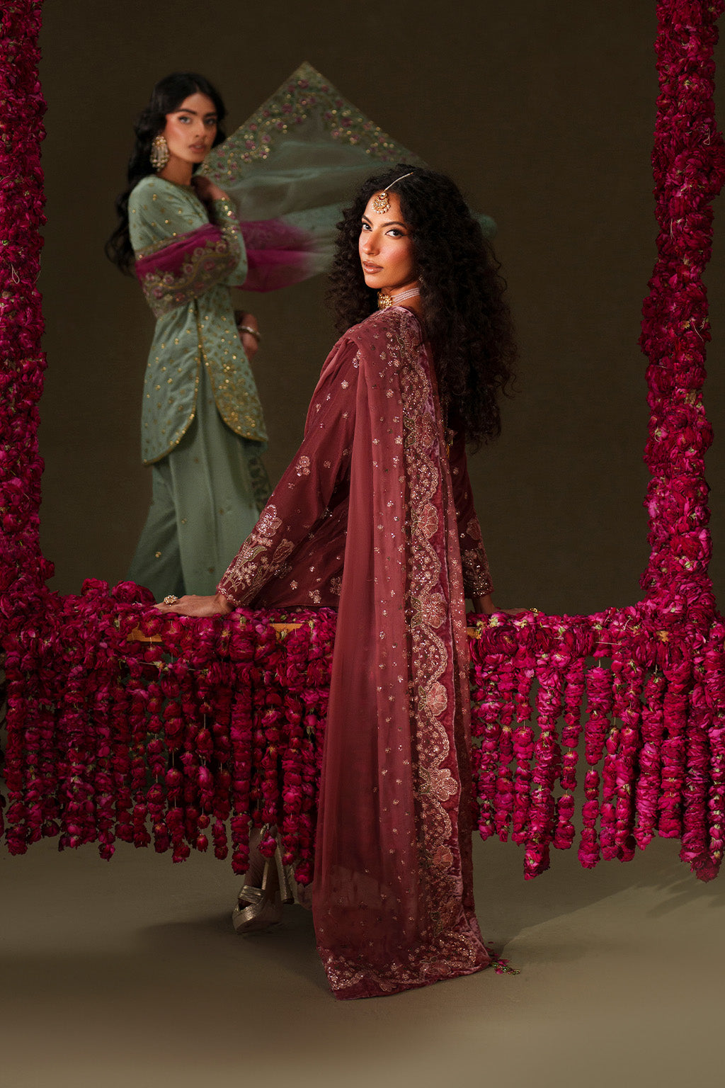 IV-75  Embroidered Velvet