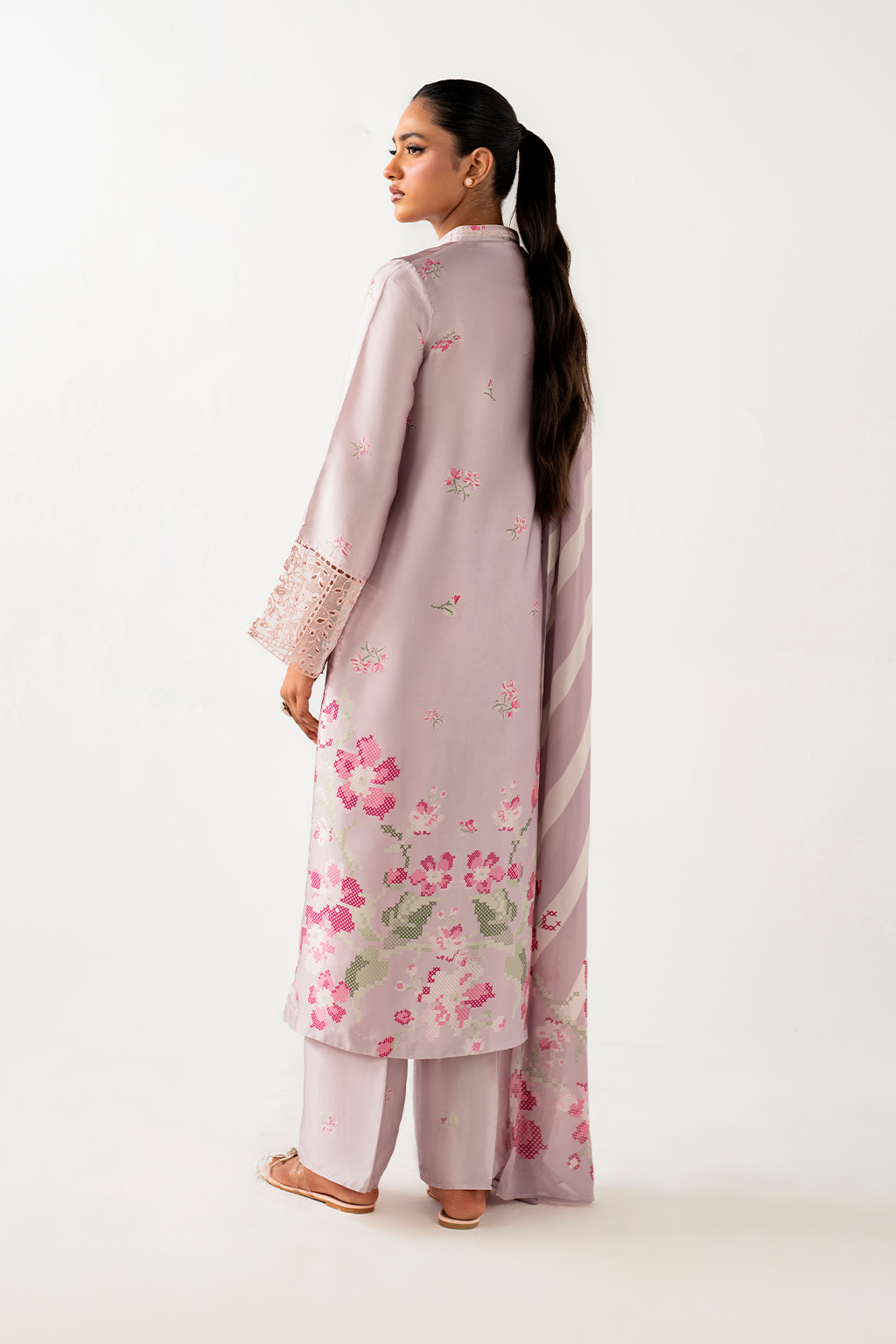 IP-243 Printed charmeuse - Iznik