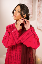 UE-203 Embroidered Lawn - Iznik