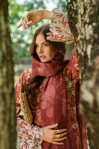 UE-504  Embroidered  Lawn