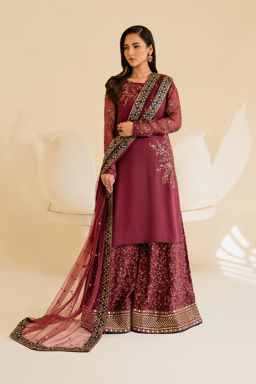IP-299  Embroidered Chiffon