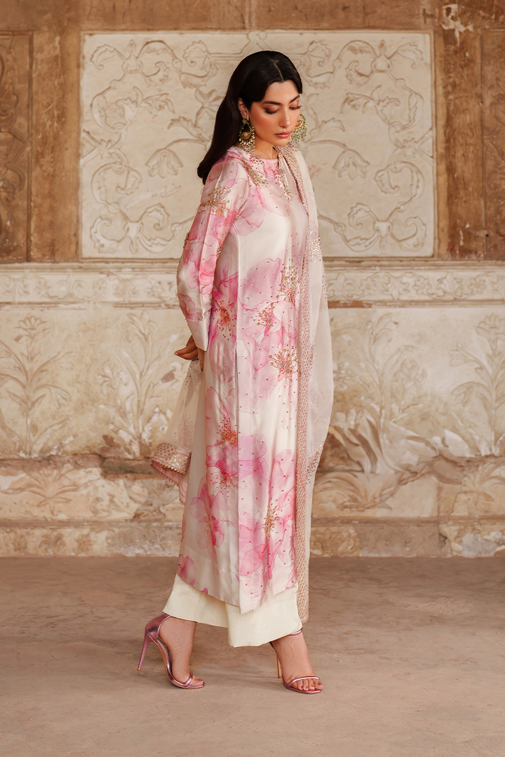 UE-547  Printed Charmeuse - Iznik