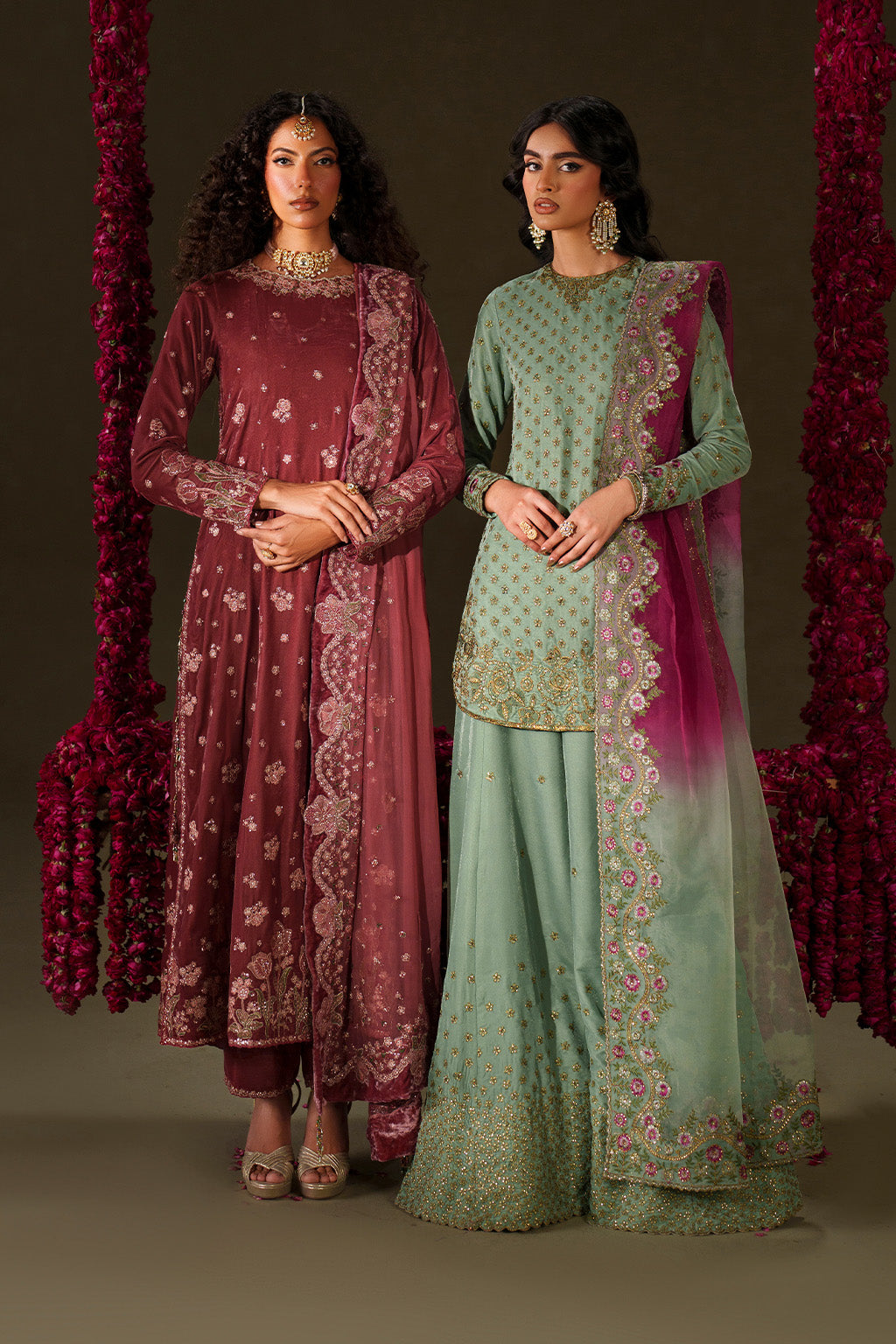 IV-75  Embroidered Velvet