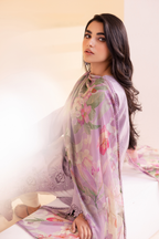 UE-254 Embroidered Lawn - Iznik