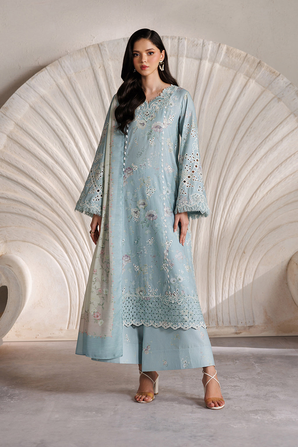 IBE-10 Embroidered Lawn Main image