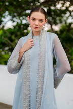 CC-70 Embroidered Chiffon - Iznik