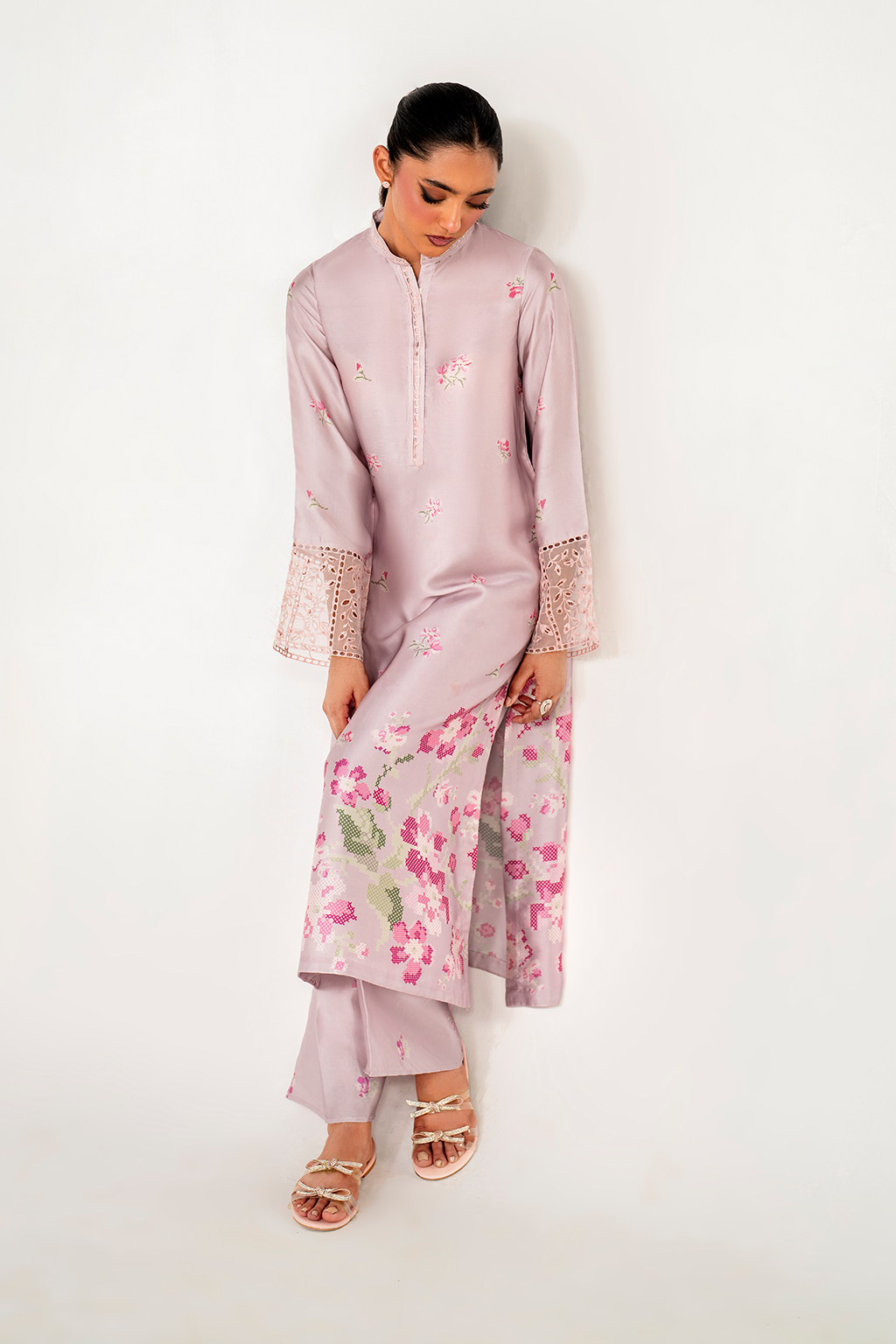 IP-243 Printed charmeuse - Iznik