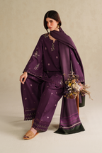 UE-576 Embroidered Khaddar - Iznik