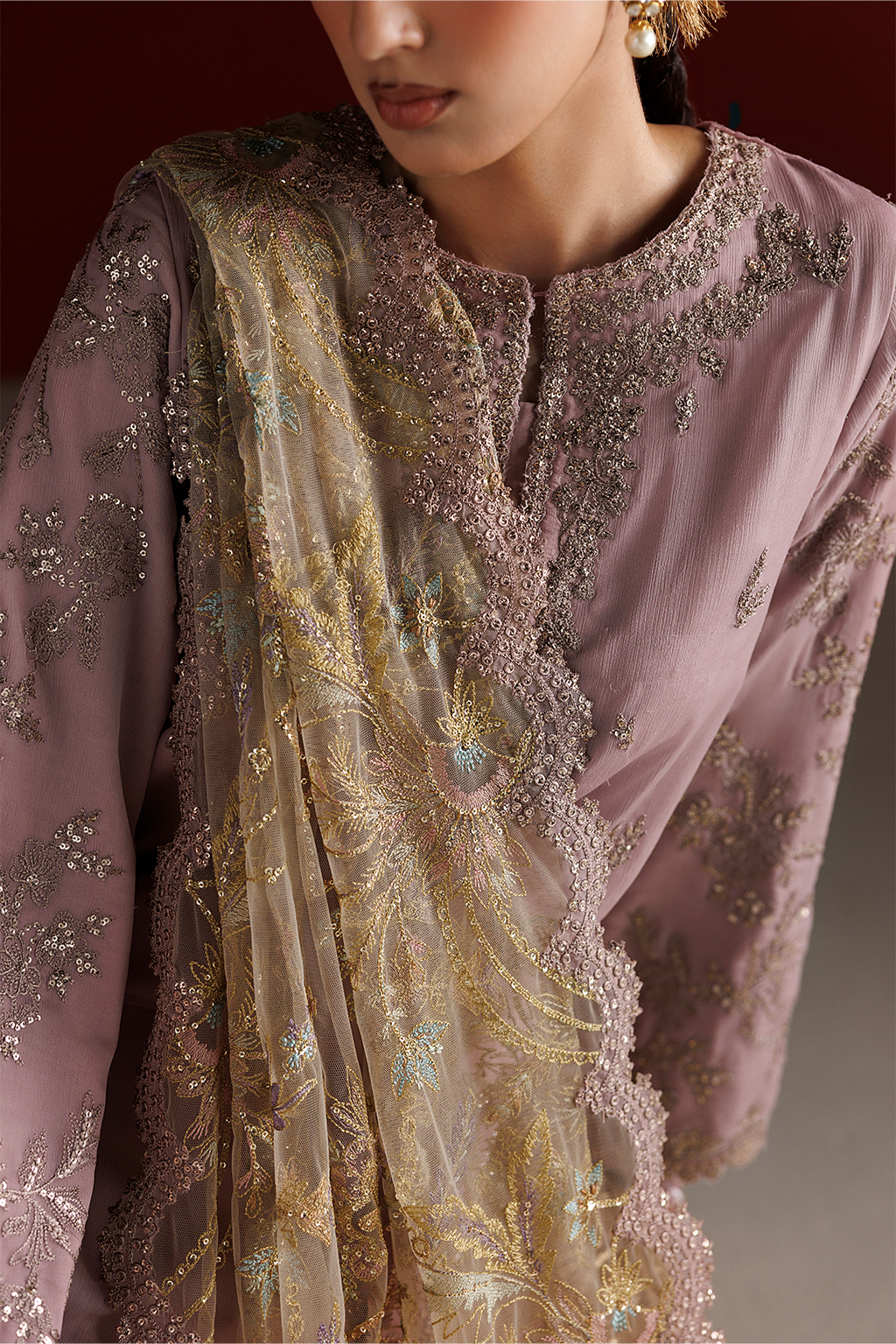 CC-106 Embroidered Chiffon Secondary image