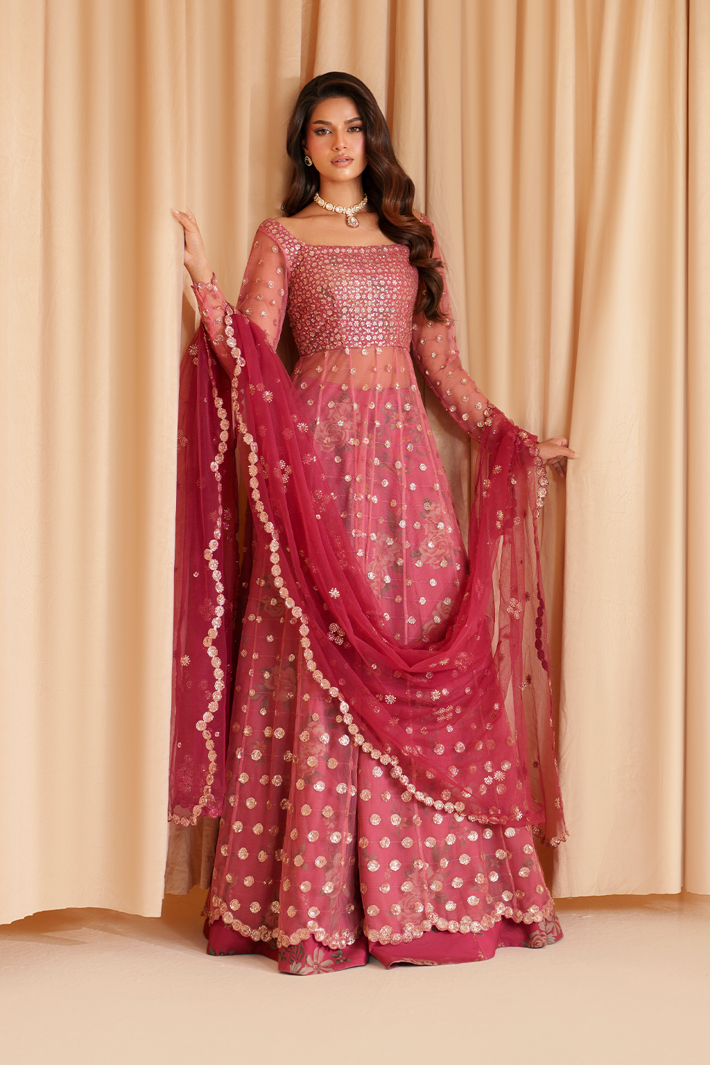 CC-72  Embroidered Net - Iznik