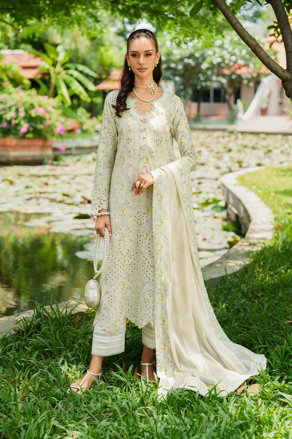 UE-501 Embroidered  Lawn Main image