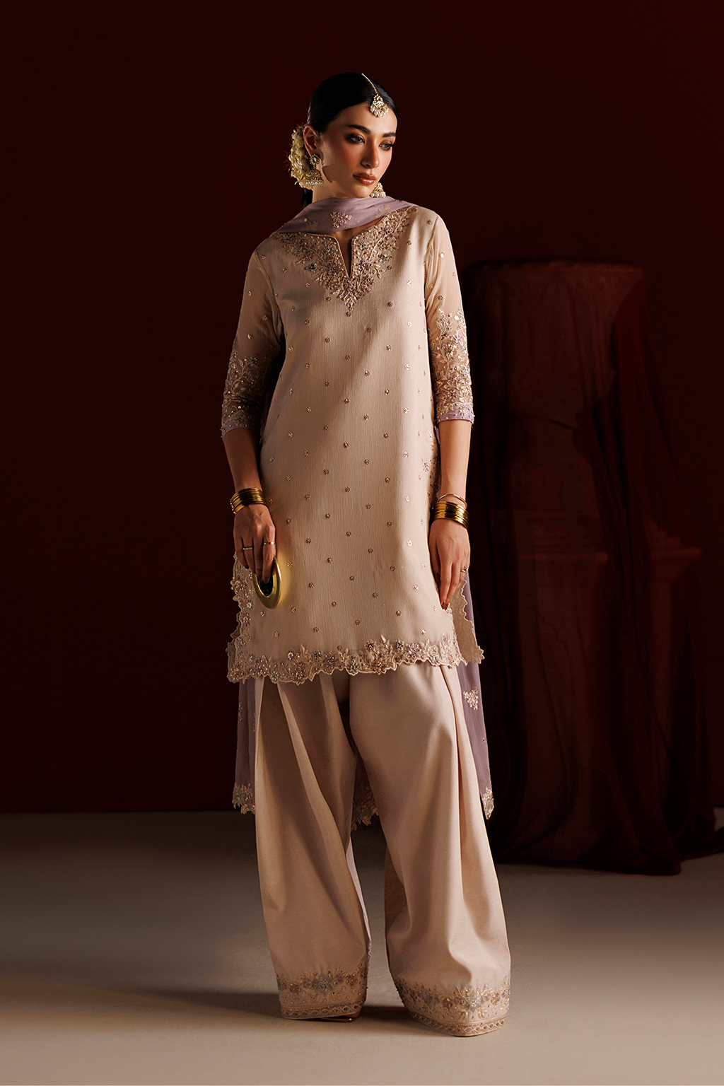 CC-104 Embroidered Chiffon Main image
