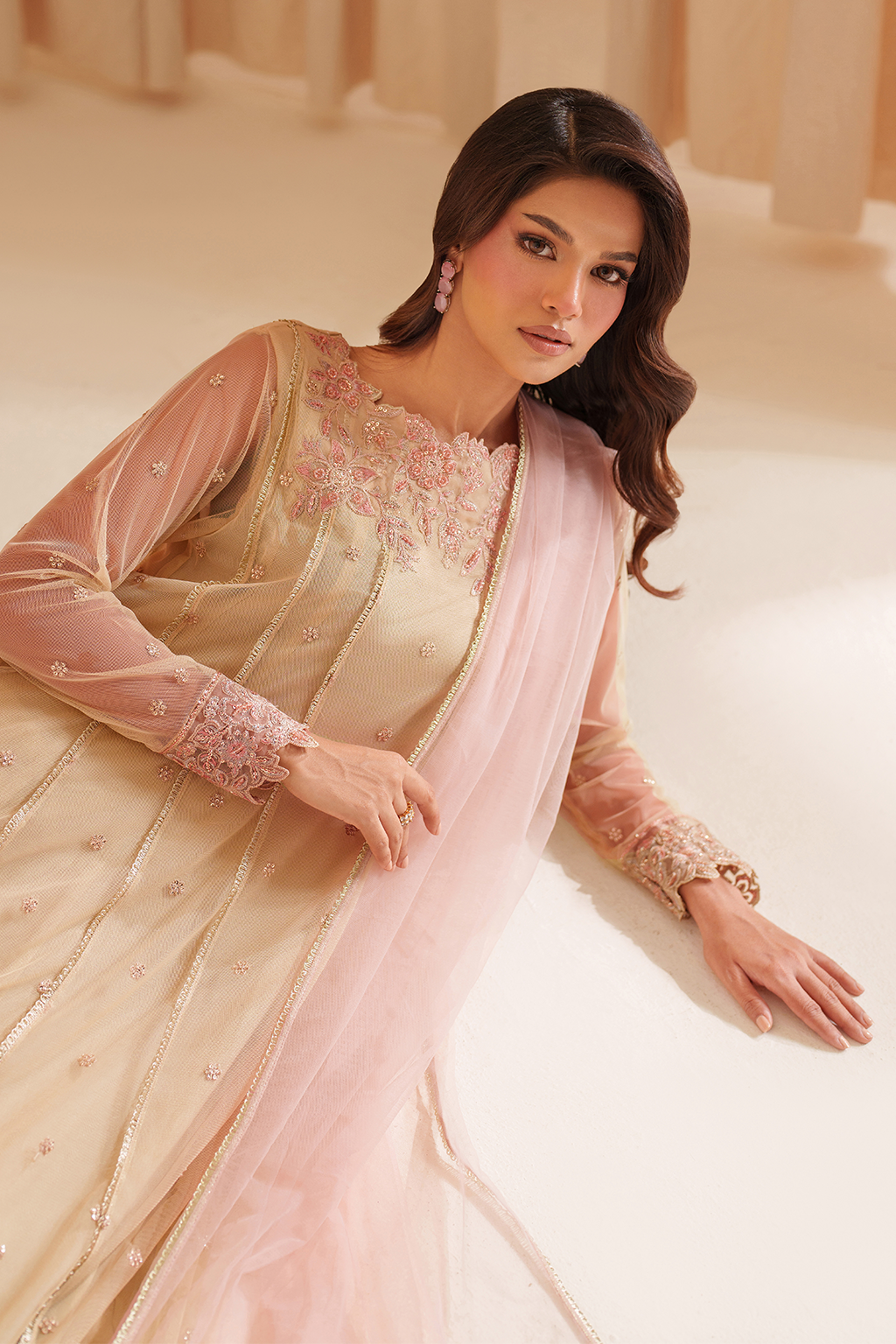 CC-84 Embroidered Net