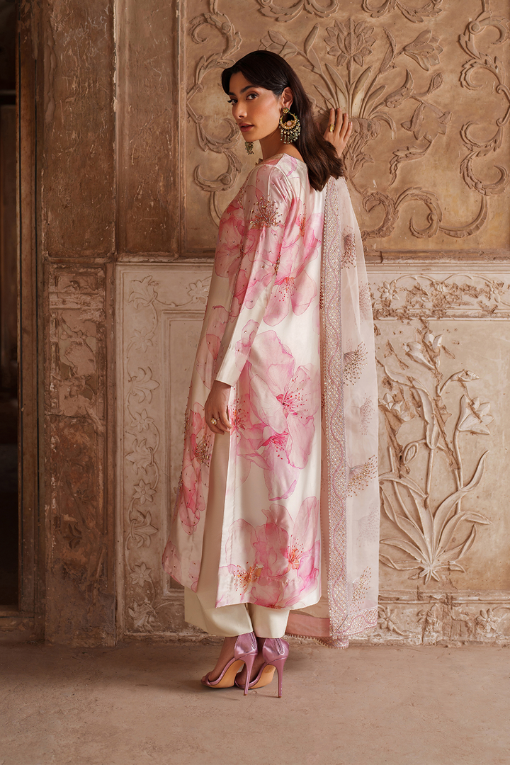UE-547  Printed Charmeuse - Iznik