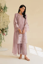 UE-431 Embroidered Textured Lawn - Iznik