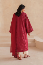 UE-596 Embroidered Lawn - Iznik