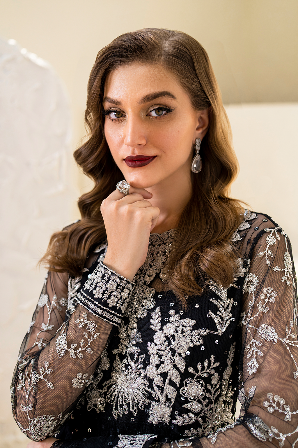 CC-50 Embroidered Net - Iznik