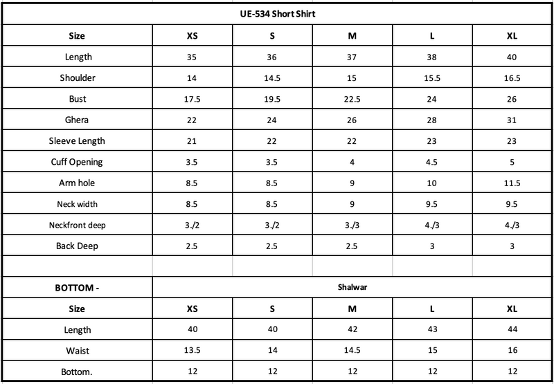 Size Chart Image