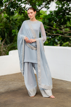 CC-70 Embroidered Chiffon - Iznik