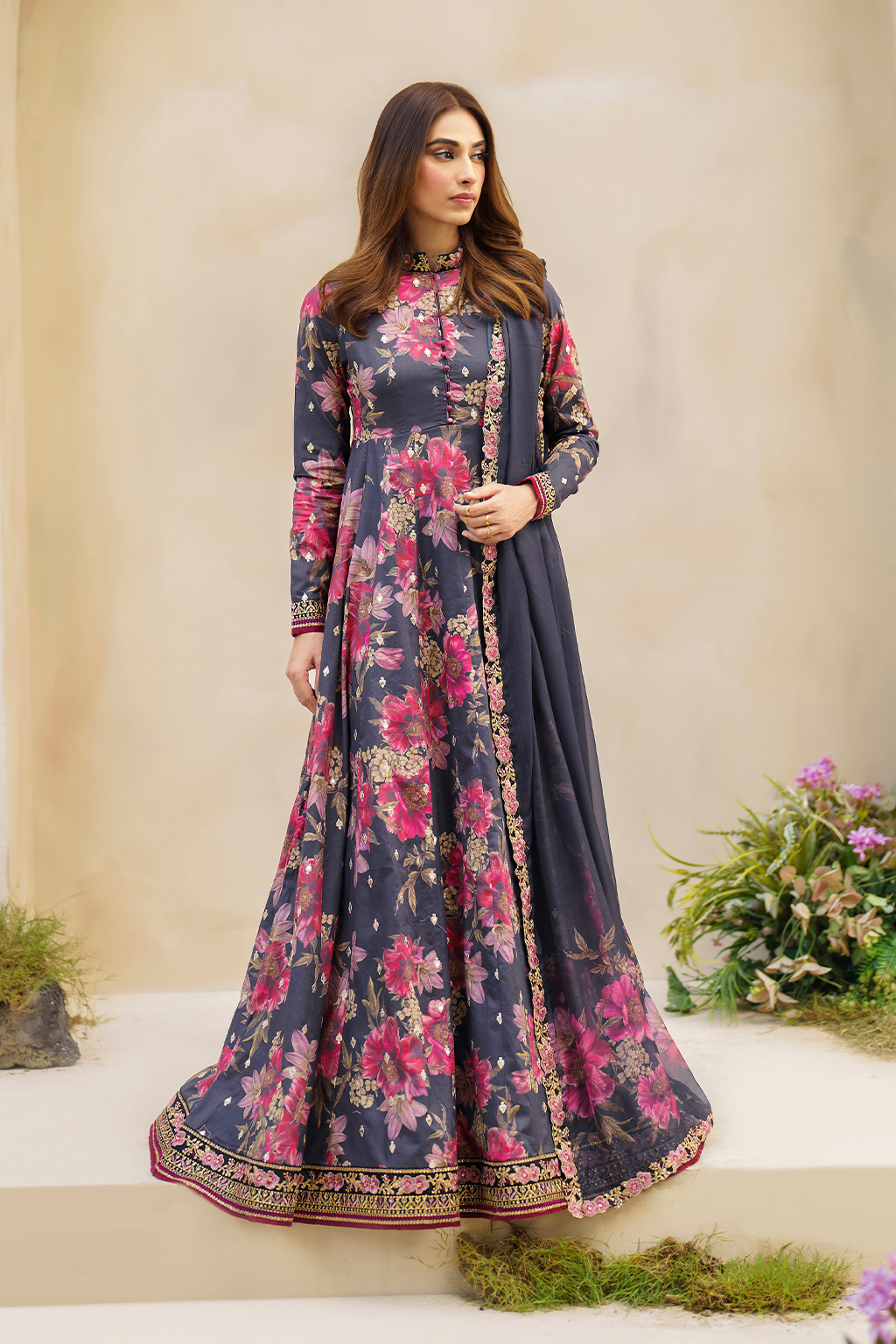 SFL-12 Embroidered Lawn - Iznik