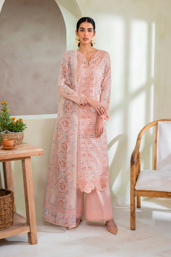 UE-285 Embroidered Lawn - Iznik
