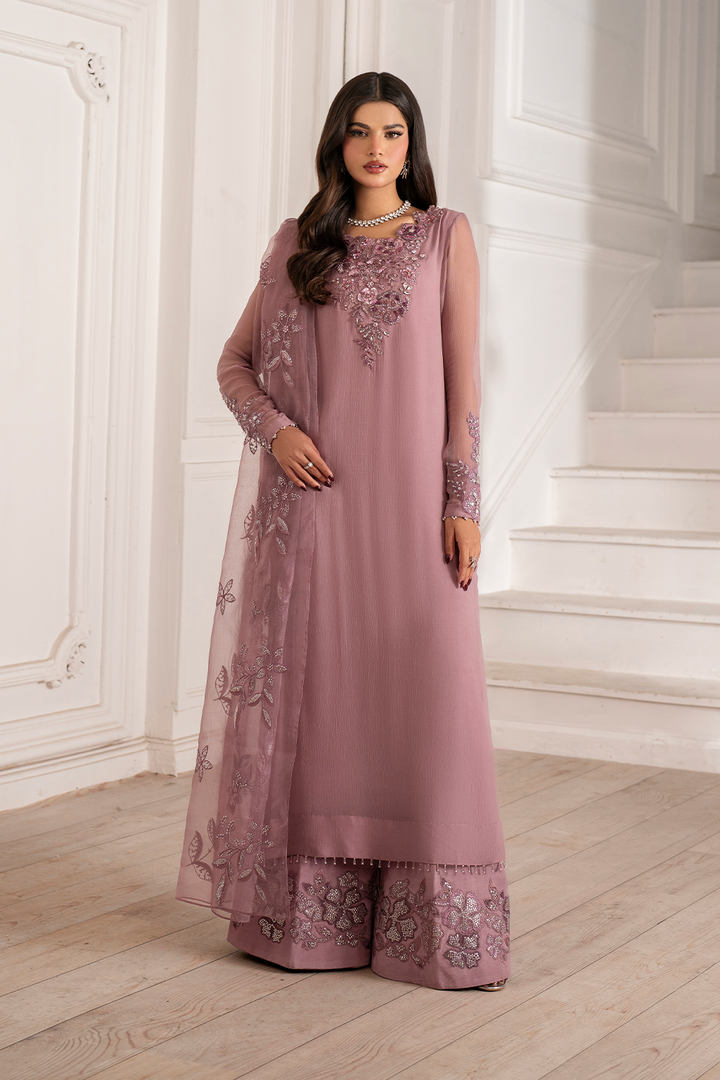 UE-418  Embroidered Chiffon