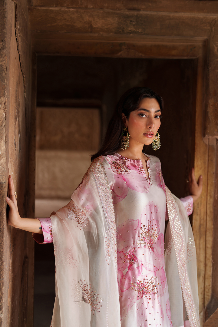UE-547  Printed Charmeuse - Iznik