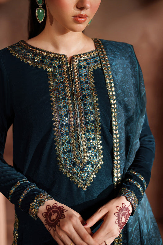 IV-64 Embroidered Velvet